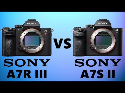Sony A7R III vs Sony A7S II
