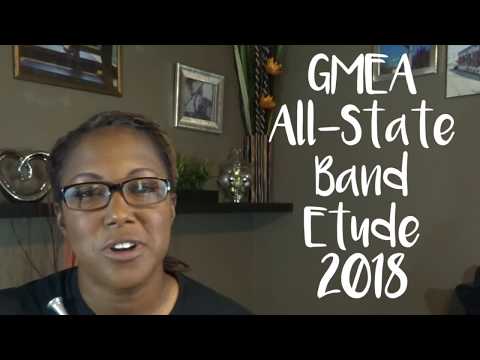 GMEA All State Band Etude 2018 Middle School Horn - Lyrical