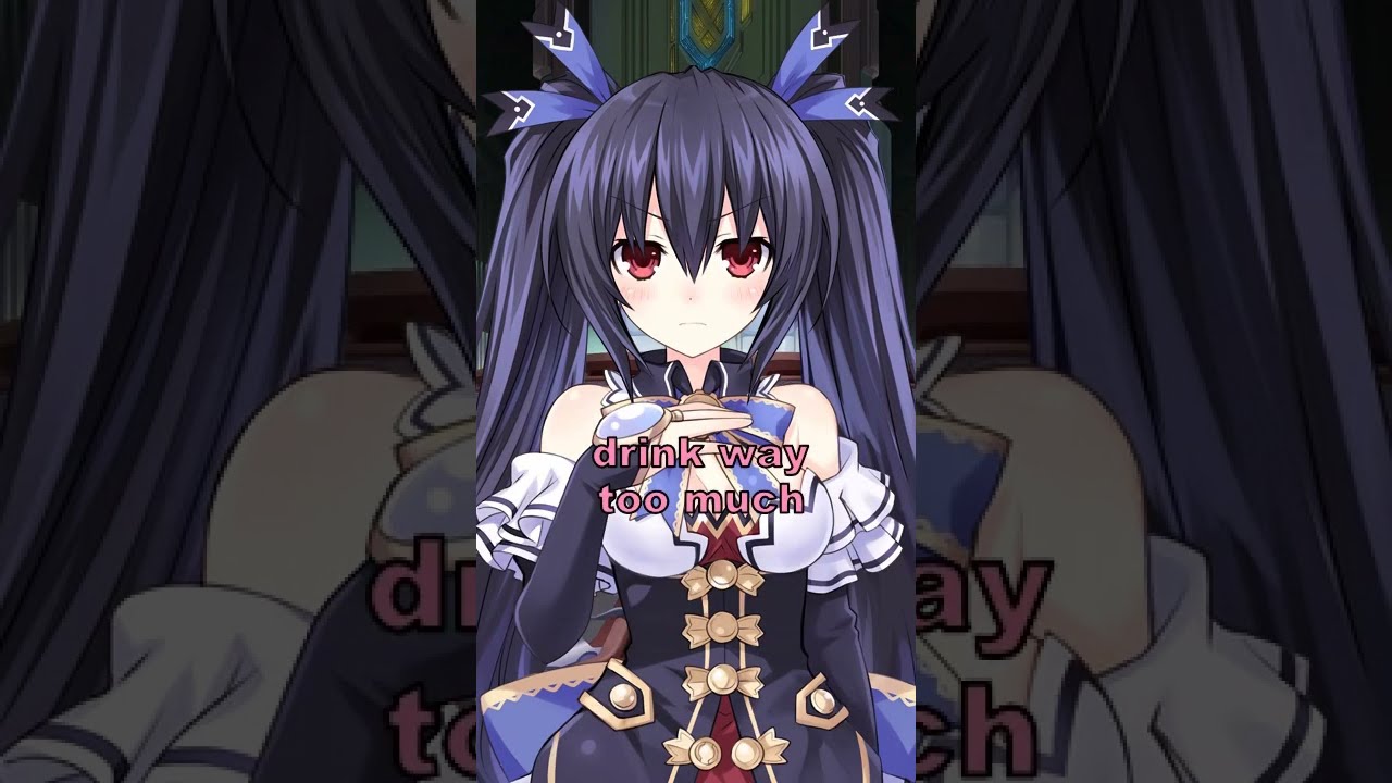 Drunk Noire (2D animated) bonus dub voice clip #Shorts #Neptunia #MegadimensionNeptunia