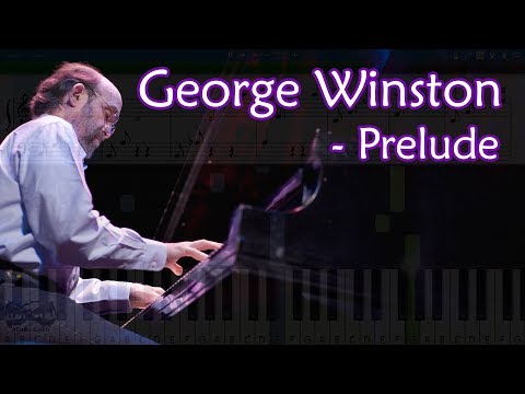 George Winston - Prelude [Piano Tutorial | Sheets | MIDI] Synthesia