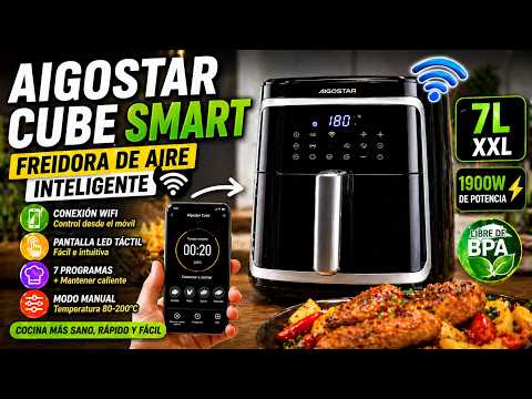 Miniatura del vídeo: Aigostar Cube Smart 7 L
