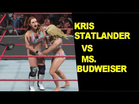 WWE 2K19 Kris Statlander vs Ms Budweiser Extreme Rules