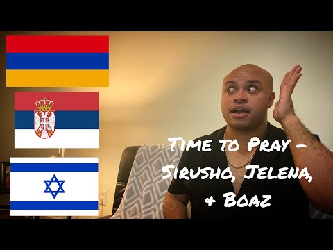 Eurovision 2008 Artist reaction - “Time to Pray” Sirusho, Jelena, & Boaz