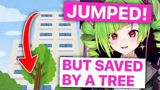 [Vtub] Δ：其實之前有跳樓，掉到樹上才得救