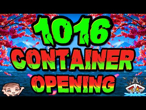 Wir öffnen 1016 CONTAINER/SUPERCONTAINER 😱😱😱 "Container opening"⚓️ in World of Warships 🚢