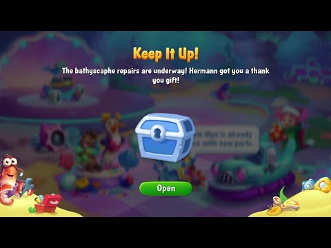 @Fishdom Shipwrecked Hard Level 10, Got Rewards 🎁