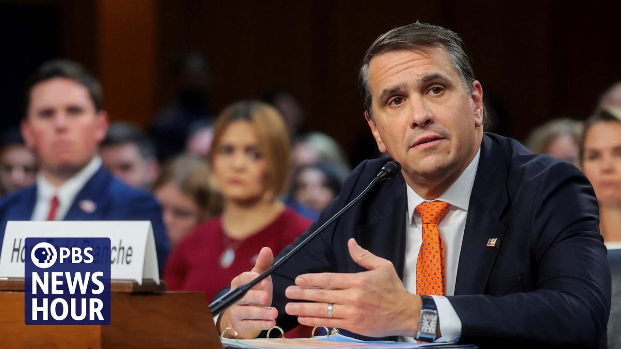 Senators question Blanche on Trump loyalty, Jan. 6 cases and Epstein files