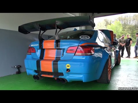 G-Power Supercharged BMW M3 E92 AMAZING BOV Whistle & Sounds!