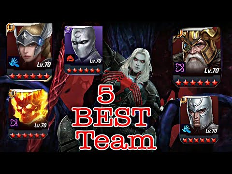 Top 5 BEST TEAM! Tips FOR AGAINST KNULL  WBL TO EASILY CLEAR - MARVEL FUTURE FIGHT