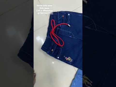 Denim casual wear kids polo jeans, size: 18x36, machine wash