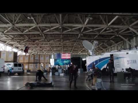 The Flash 3x08 Supergirl & Legends, Team Arrow Training  - Crossover