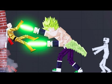 Saitama VS Broly Legendary Super Saiyan in People Playground