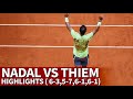 Roland Garros | Nadal Vs. Thiem Highlights (6-3,5-7,6-1,6-1) | Diario AS