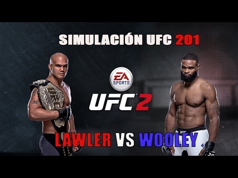EA SPORTS UFC 2/ Simulación UFC 201 Lawler vs Woodley
