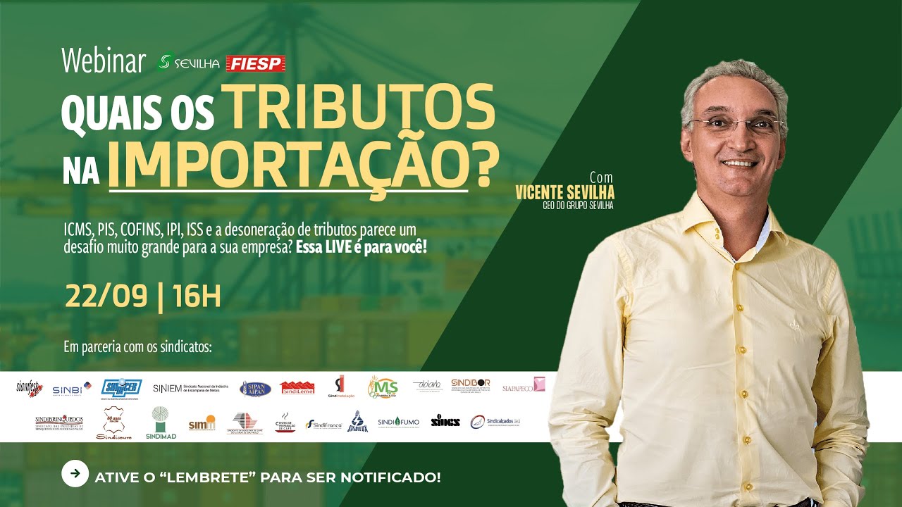Quais os tributos na importação?