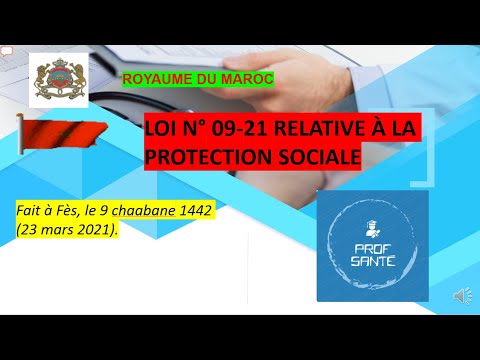 Presentation of Law 09.21 relating to social protection: to succeed in competitions and exams.
