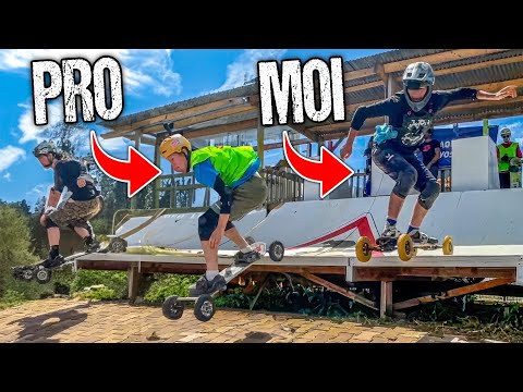 I'm participating in the World Off-Road Skateboarding Championship!