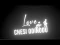My Love Is Gone Song Whatsapp Status Telugu Breakup Black Screen Lyrics Arya 2 SS CREATIONS