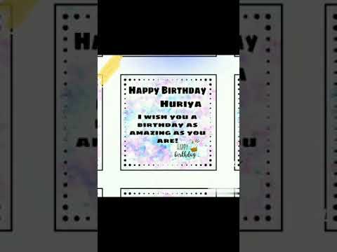 Happy Birthday Huriya 😍 #Shorts