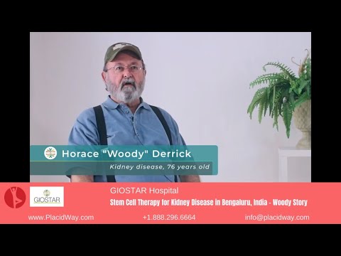 Horace Woody Derrick's Path with Stem Cell Therapy for Kidney Disease in Bengaluru, India by GIOSTAR