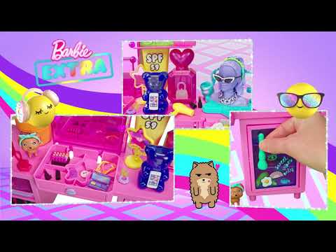 Papildoma lėlė Barbie Mattel – maža lėlė + augintiniai (HDY91) video