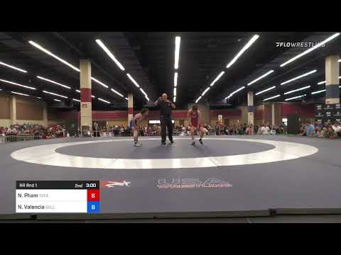 50 Kg Rr Rnd 1 - Nina Pham, Texas Wrestling Club Vs Nyla Valencia, Bulldog Wrestling Club 15a2