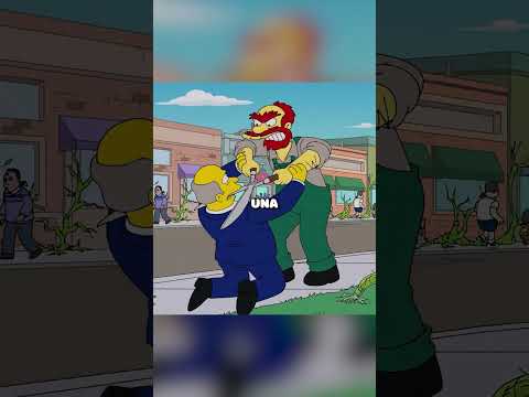 Los Simpson convertidos en plantas 😰 #shorts