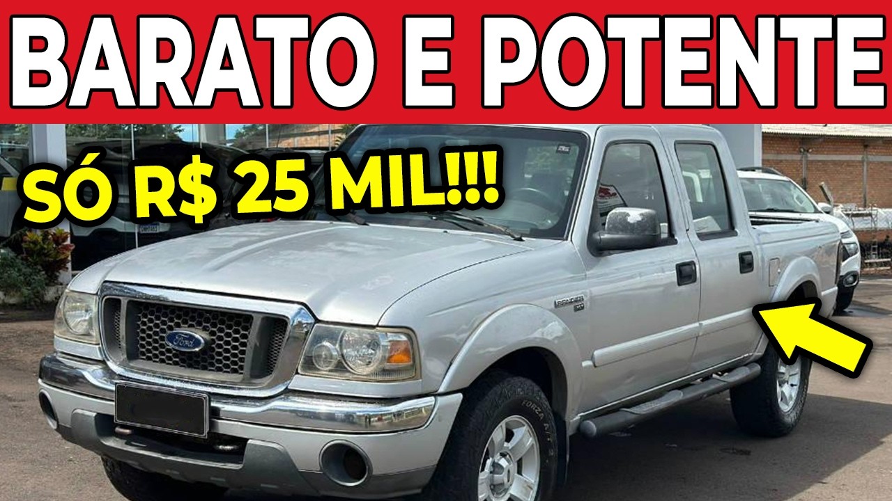 🚨 4 PICAPES BARATAS QUE HUMILHAM AS CARAS E ENTREGAM MUITO MAIS!