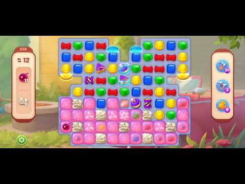 [Gameplay] Homescapes - Level 658 (No Boosters)