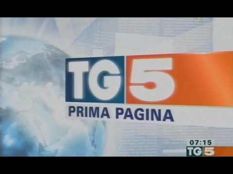 Canale 5 - "Tg5 Prima Pagina" Rullo + Edicola - 18 Gennaio 2010 #720p50HD
