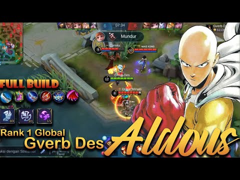 Aldous - Top  1 Global . Focus Farm Stuck and WAR .Game play by Gverb Des.-MLBB