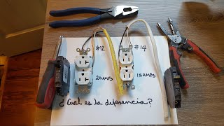 # 86 -  Que Diferencia entre Contactos de15 o 20 amps
