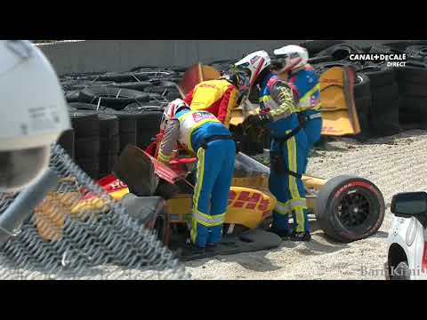 IndyCar Series Road America 2020 Race2 Start Crashes