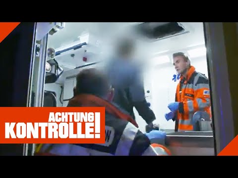 "Er war richtig bewusstlos!" Betrunkener fällt auf den Kopf! | 2/2 | Kabel Eins | Achtung Kontrolle