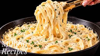 Creamy Chicken Alfredo Pasta, Perpaduan Pasta Lembut dengan Saus Krim dan Jamur