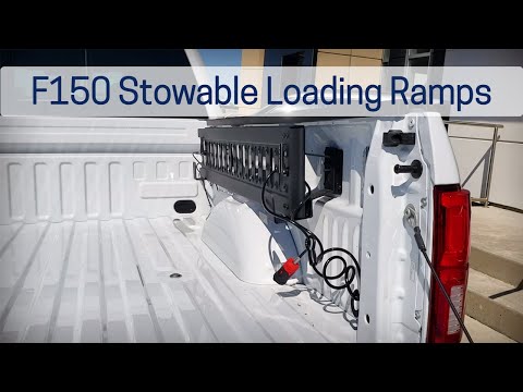 Stowable Loading Ramps for the 2020 Ford F150
