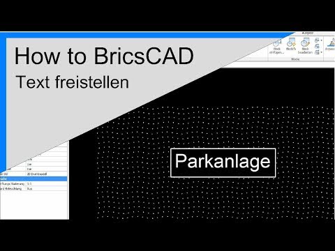 BricsCAD Quick Tipp: Text freistellen per Textmaske