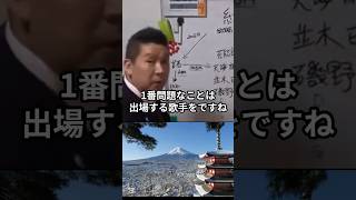 立花孝志「国民を無視するな」NHK歌手選考に怒り