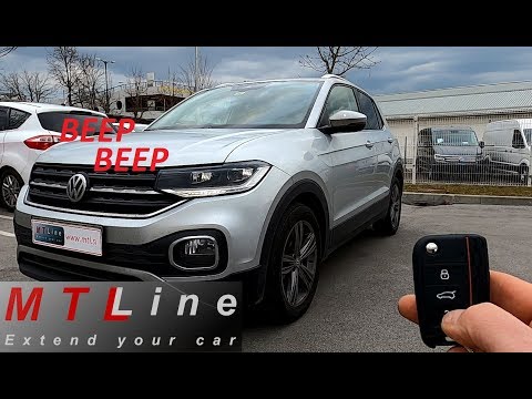 VW T-Cross - lock/unlock beep confirmation activation - vključitev zvočnega opozorila ob zaklepu