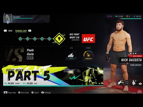 UFC 4 Career Mode - Part 5 - THE RIVALRY BEGINS