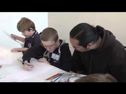 Chinese Aboriginal artist unveils "everyday heroes"