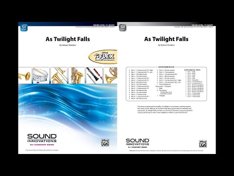As Twilight Falls, by Robert Sheldon – Score & Sound