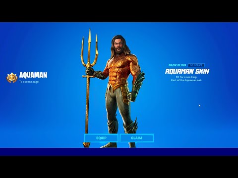 How to Unlock Aquaman Skin in Fortnite! All Aquaman Challenges Guide (week 1-5)!