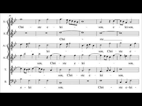Palestrina: Missa Ut re mi fa sol la - Kyrie - Sixteen