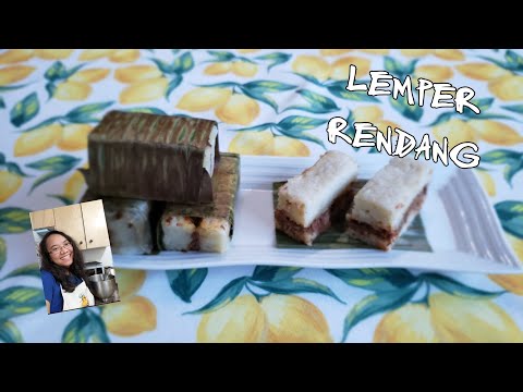 Curry Beef Filled Rice Cake (Lemper Rendang)