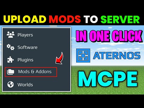 Thunderz Lucky - How to upload mods to your aternos server | Upload Mods / Add-ons to Minecraft server | MCPE
