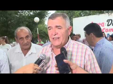 Osvaldo Jaldo | Inauguración de obras en Las Talas