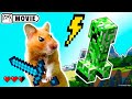 Hamster survival in Minecraft Ep.1 😱 Hamster vs Creeper and Zombie 😱 Homura Ham