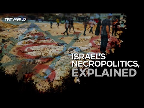How does Israel carry out necropolitics on Palestinians?