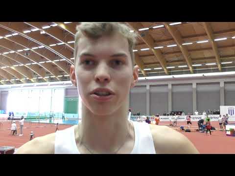 Štěpán Schubert po rekordu gigantu na 60 m př. dorostenců